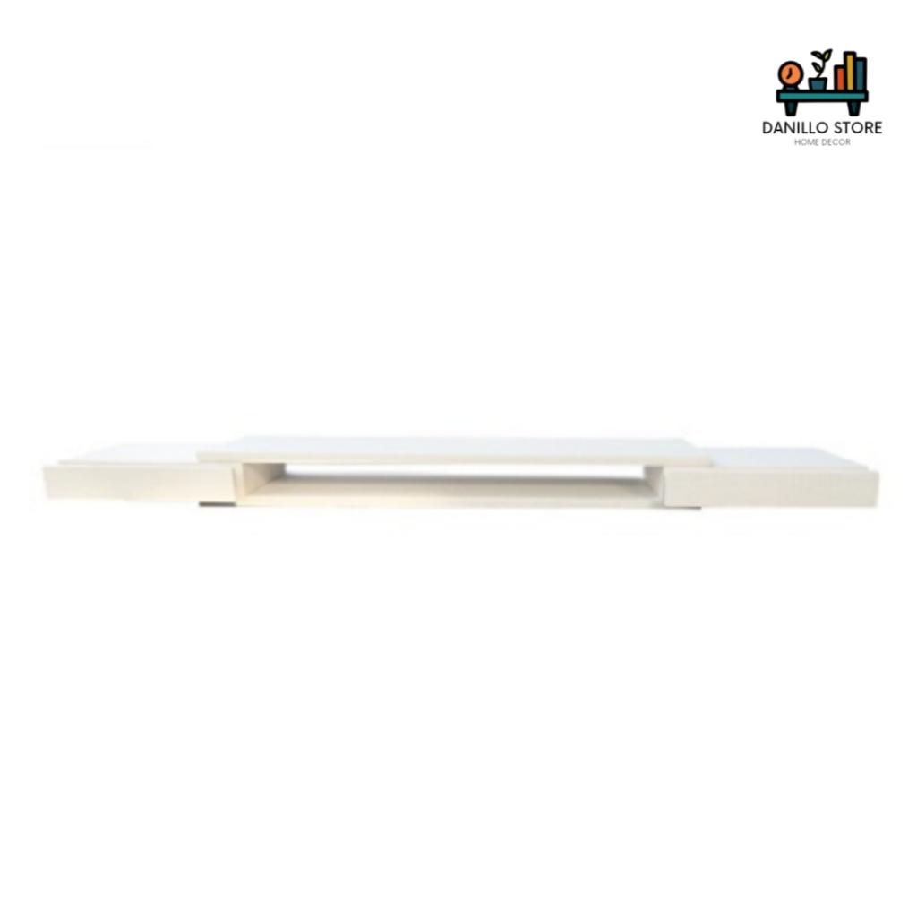 RAK AMBALAN TV RAK DINDING MELAYANG RAK AMBALAN LACI PUTIH