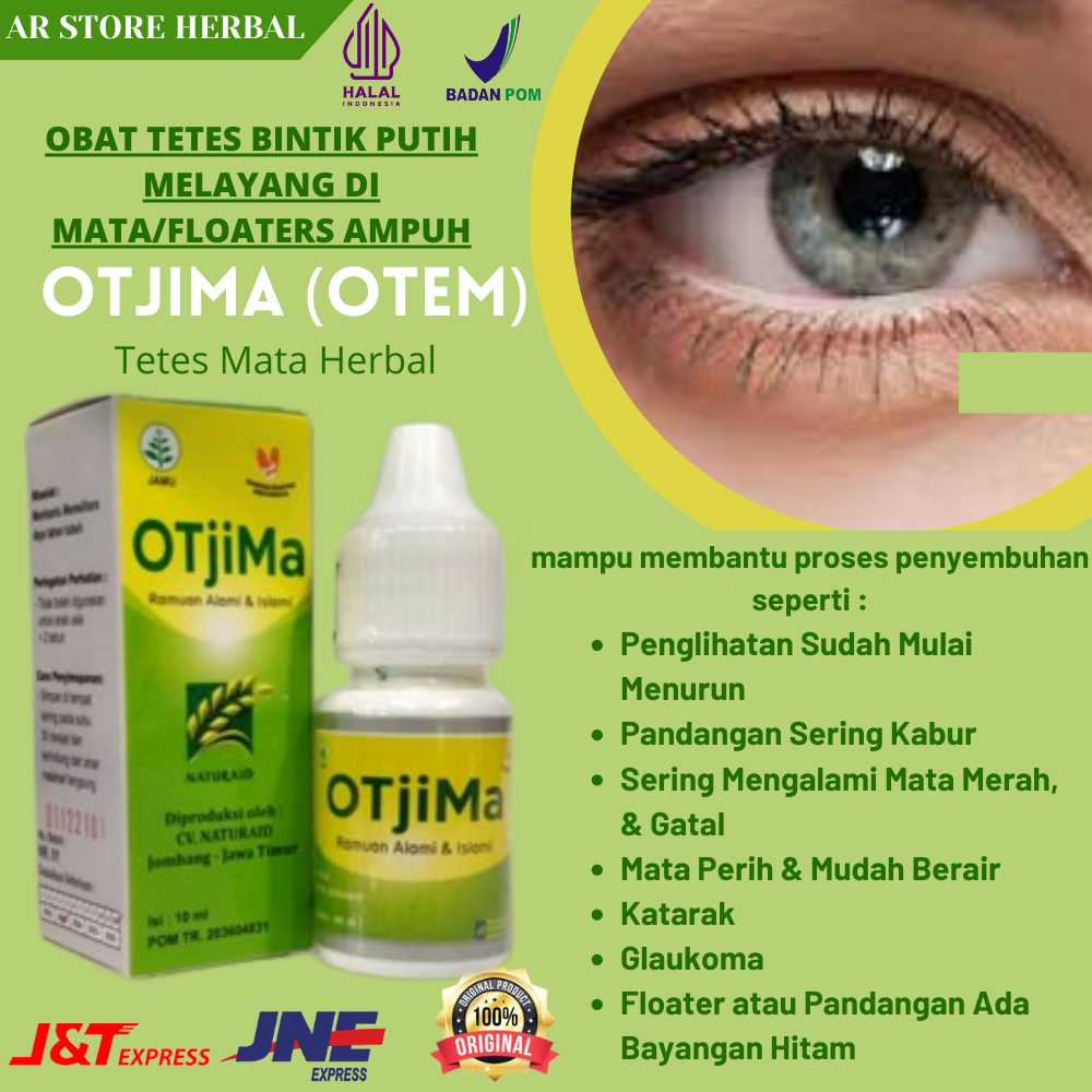 100% Cepat Ampuh  Obat Bintik Putih Melayang Pada Penglihatan, Floaters, Mata Juling, tetes Mata Del