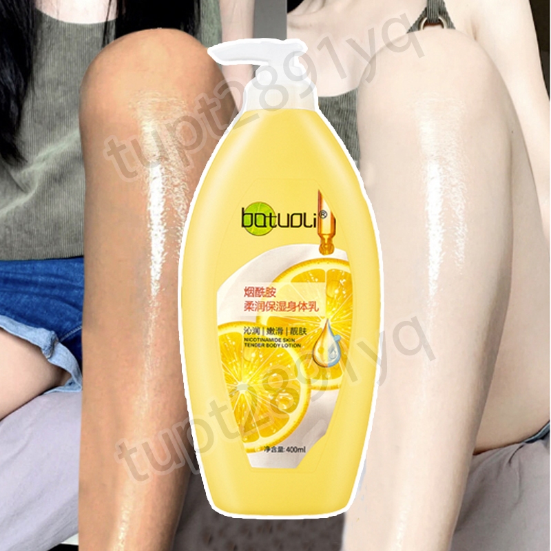 Niacinamide Brightening Lotion Badan Moisturizing Body Lotion Pemutih Badan Permanen Bleaching Lotion Tubuh 100% Orisinal Mencerahkan Warna Kulit Whitening Body Lotion Pemutih Badan Ampuh Dan Cepat