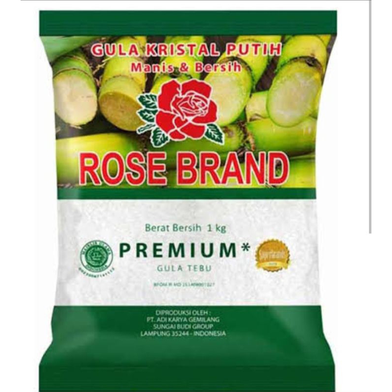 Rosebrand Gula Hijau 1 kg/ Gula Rosebrand Hijau/Gula Rosebrand