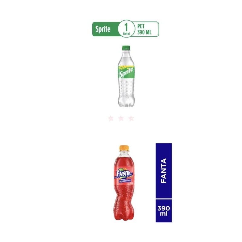 

Sprite Fanta 390 ml