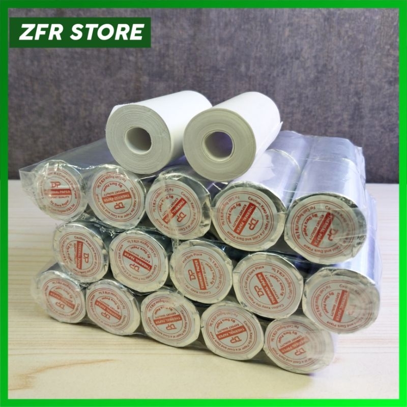 

Kertas Thermal 58x30/57x30 Cocok untuk EDC & Semua Mesin Printer Mini/Printer Bluetooth