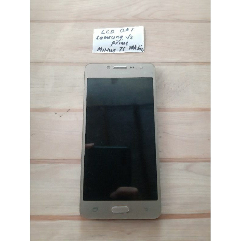 LCD lcd Dan Frame Minus TS Tidak Bisa Original Copotan HP Samsung J2 Prime