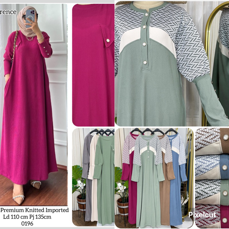 GAMIS MIDI KNIT BETTINA RAJUT IMPORT PREMIUM / MIDI RAJUT IMPORT PREMIUM / GAMIS RAJUT KIRIM GOJEK G