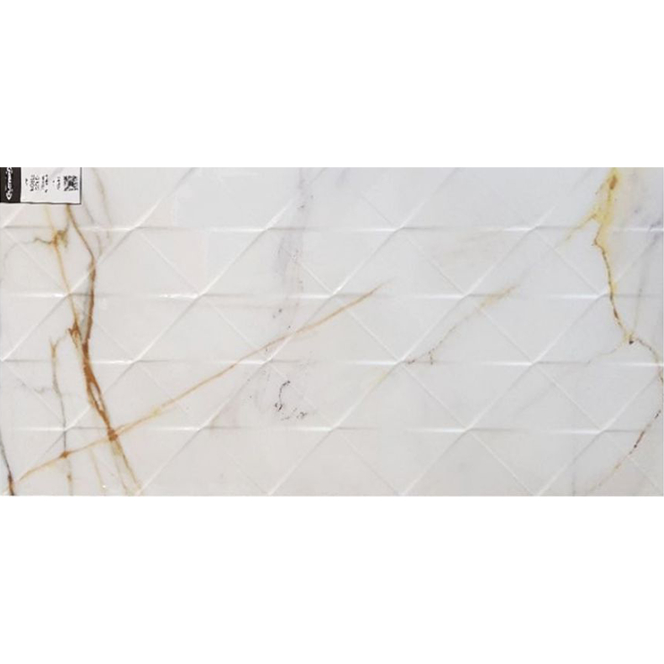 Keramik Dinding Platinum Noble Gold Emboss 40x80 Glossy KW 1