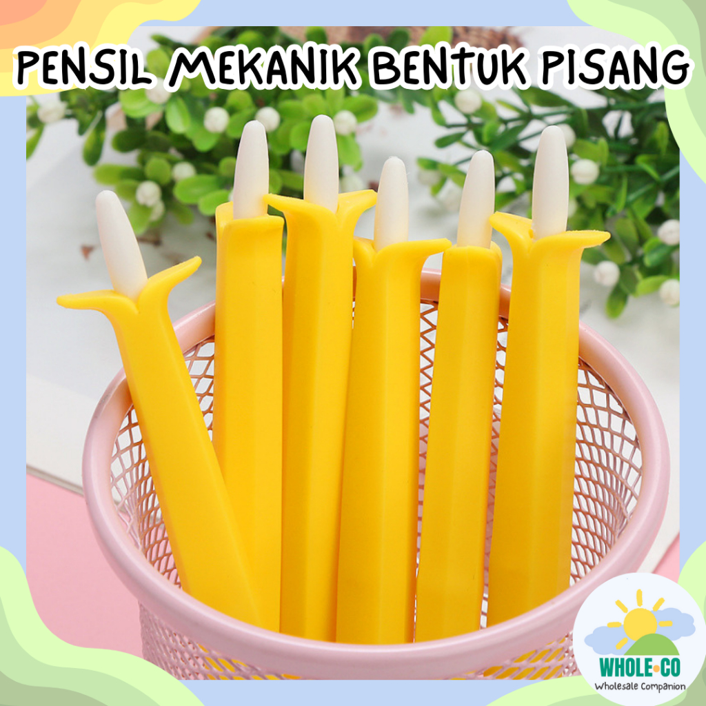 

Pensil Mekanik Bentuk Pisang Cetek Premium Alat Tulis Korea Aesthetic Lucu Unik Imut Termurah Cod