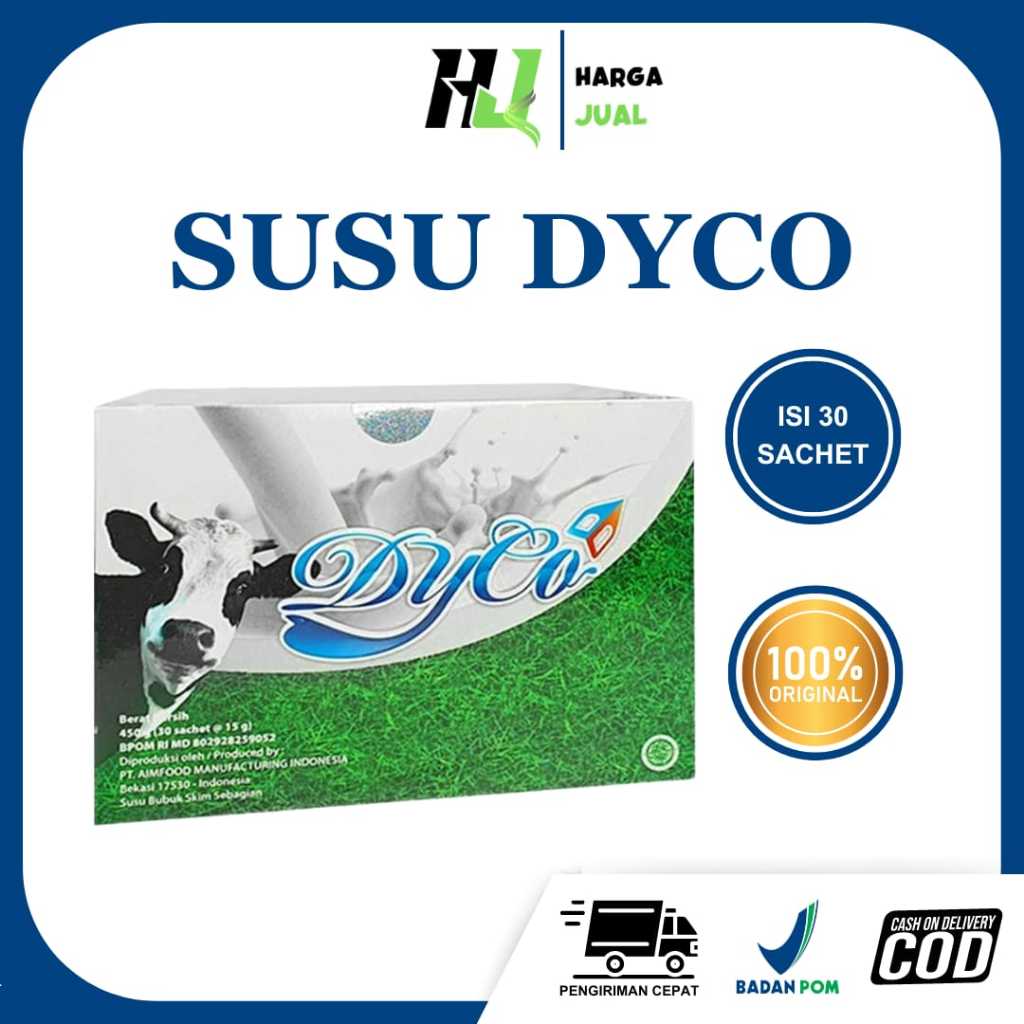 

SUSU DYCO KOLOSTRUM banyak manfaat dan tanpa efek samping isi 30 sachet