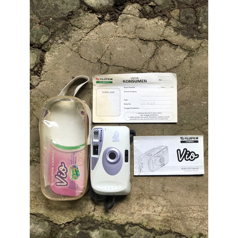 KAMERA ANALOG POINT MERK FUJIFILM VIO NEW OLD STOCK