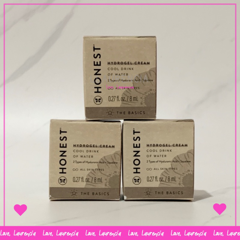 Honest Beauty Hydrogel Cream / Hyaluronic Acid moisturizer face cream