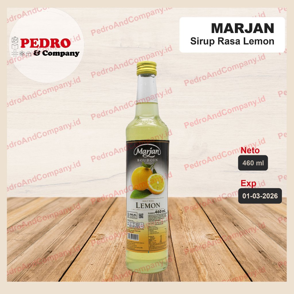 

Marjan sirup syrup rasa lemon 460 ml