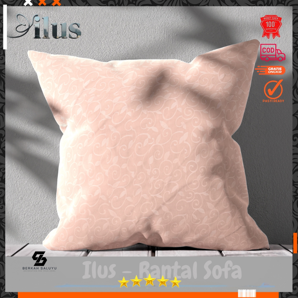 Bantal Sofa Kursi empuk Embos Ukuran 40x40cm-70x70cm minimalis & elegan