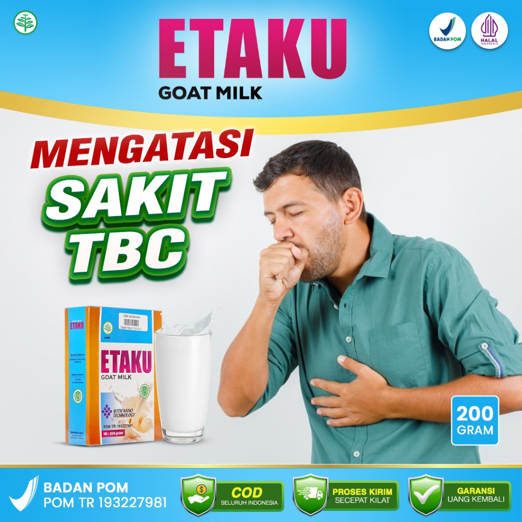 

Etaku Goat Milk100% Original Obat TBC Sesak Nafas Asma Mengi Bengek Nyeri Paru-Paru Perfusi Etaku