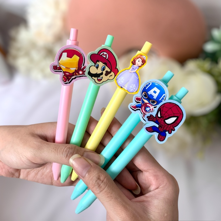 

CUSTOM Pena Karakter lucu Gel Pulpen Karakter Pen Tinta Gel Lucu Alat Tulis Karakter Superhero pulpen aesthetic pulpen 1 packpulpen warna warni pulpen kokoro pulpen lucu pulpen bisa dihapus pulpen joyko pulpen standar 1 pack bolpoin pena pen bolpen SOUVEN