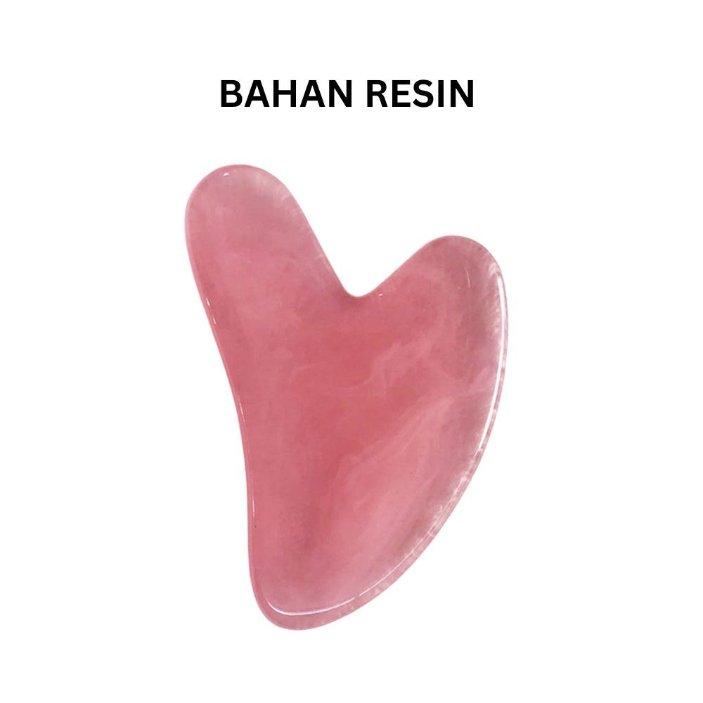 27HH Face Roller Pemijat Wajah / Roller Facial Massage / Batu Giok Kesehatan-GUASHA PINK