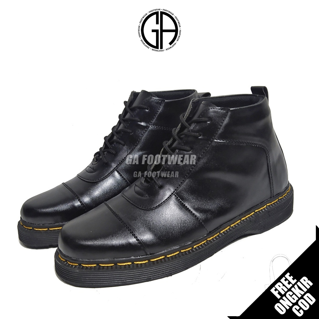 GA FOOTWEAR Ciriaco - Sepatu Boots Pria Docmart Tinggi