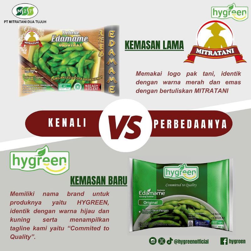 

MITRA TANI EDAMAME/HYGREEN Kacang Kedelai 500 gr