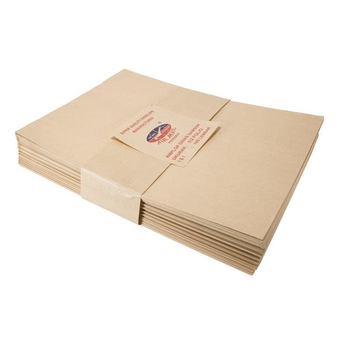 

[PACK] Amplop Coklat Polos - Samson Air Mail 1/2 Folio A4 Kuarto F4 MURAH
