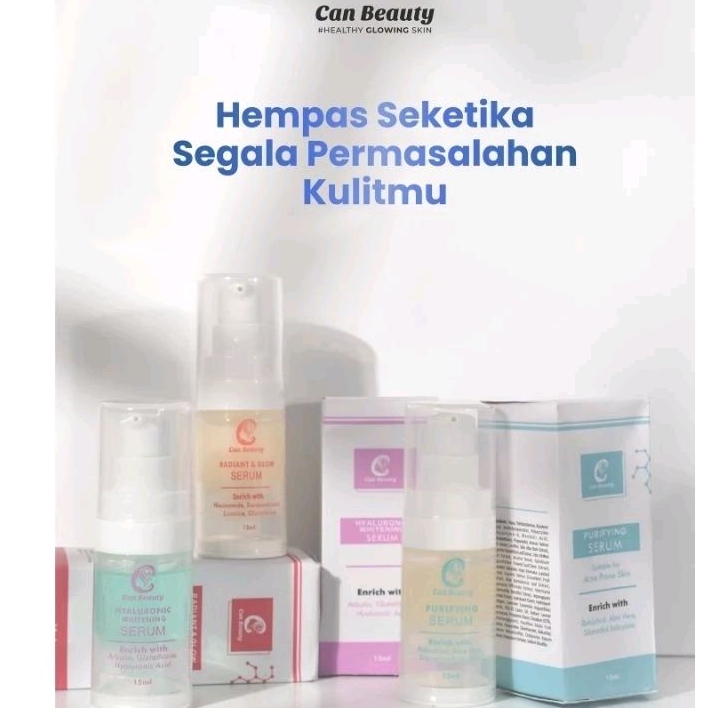 [ FREE GIFT ] SERUM RADIANT / HYALURONIC / PURYFYING / COLLAVIT / PEELING CAN BEAUTY OFFICIAL PUSAT