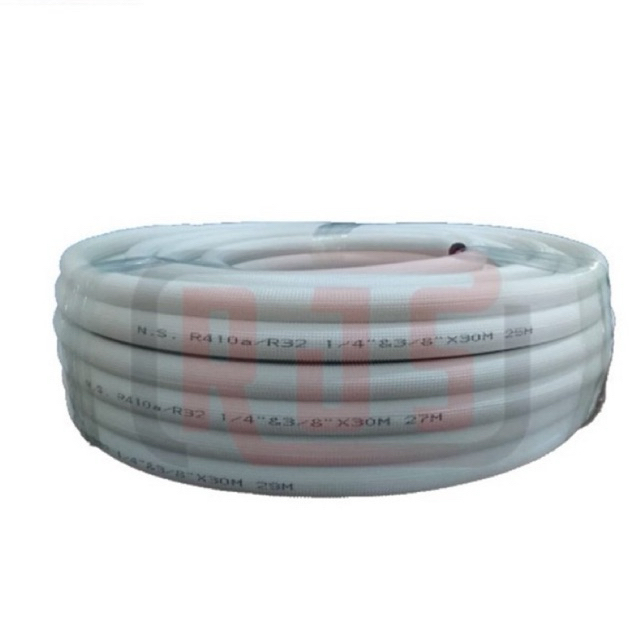 Pipa AC 1/4 x 3/8 Nippon steel (NS) untuk AC 0.5-1PK tebal Meteran