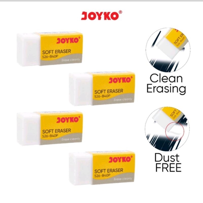 

Penghapus Joyko Soft Eraser 526-B40P Putih (Pcs)