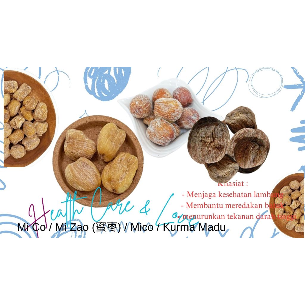 

Mi Co / Mi Zao (蜜枣) / Mico / Kurma Madu 50 Gr