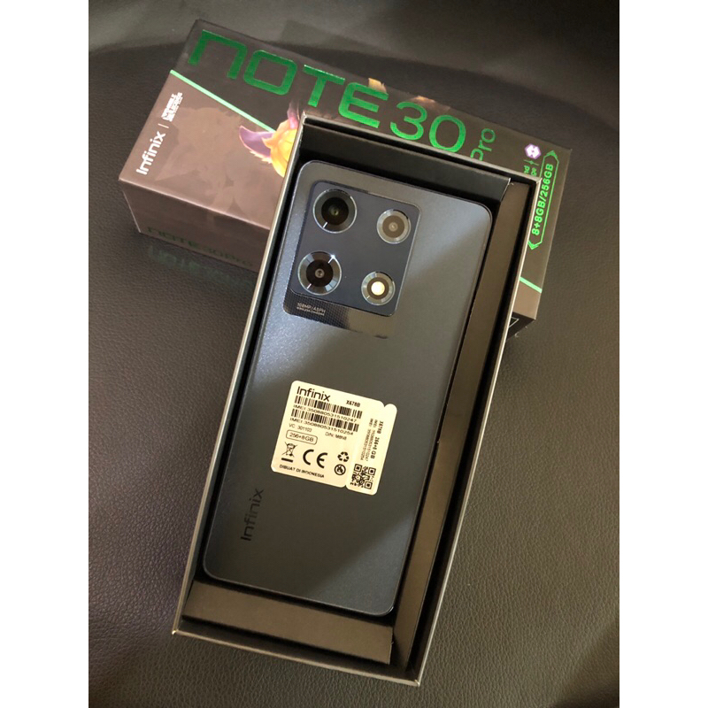 Infinix note 30 pro 8/256 second fulset ori + werles carger