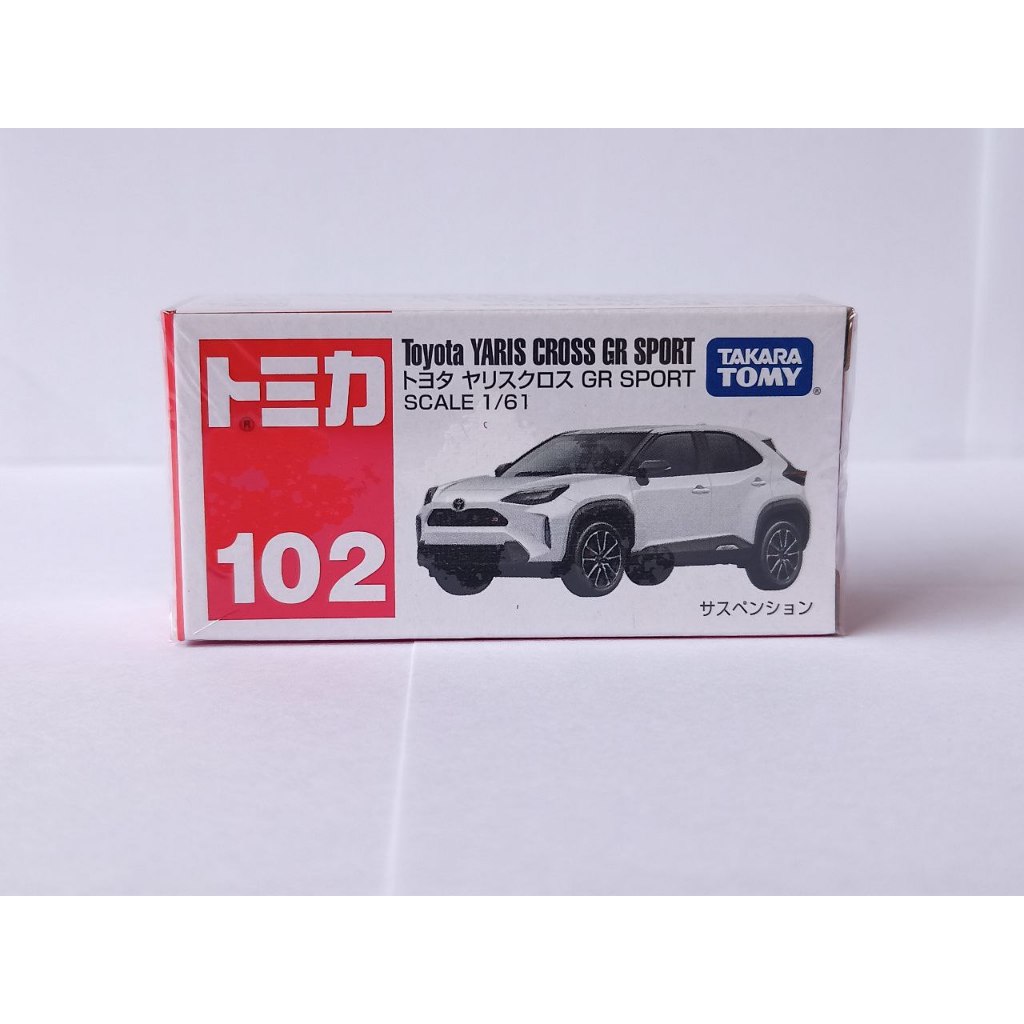 Tomica No 102 Toyota Yaris Cross GR Sport miniatur mobil Takara tomy
