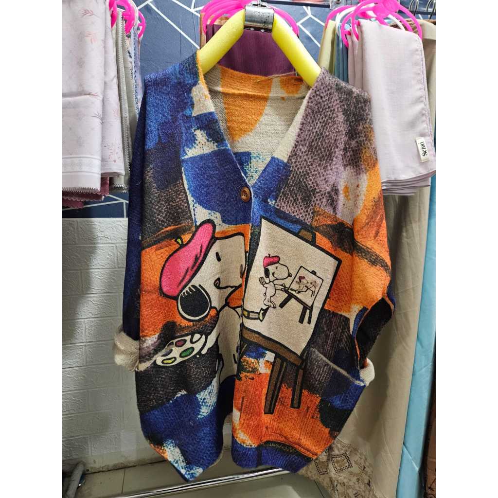 Cardigan Snoopy - Cardigan Bangkok - Sezori.id