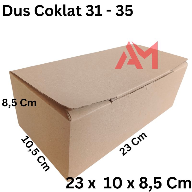 

KARDUS BOX DUS SEPATU 23x10,5x8,5 Cm COKLAT 31-35