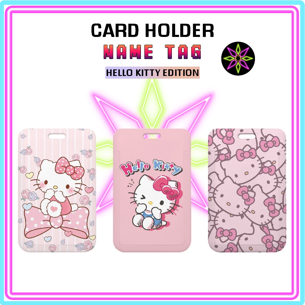 

Hikari Print ID Card Holder Hello Kitty Edition Nametag Tanpa Tali Card Holder Tempat Kartu Edisi Hello Kitty