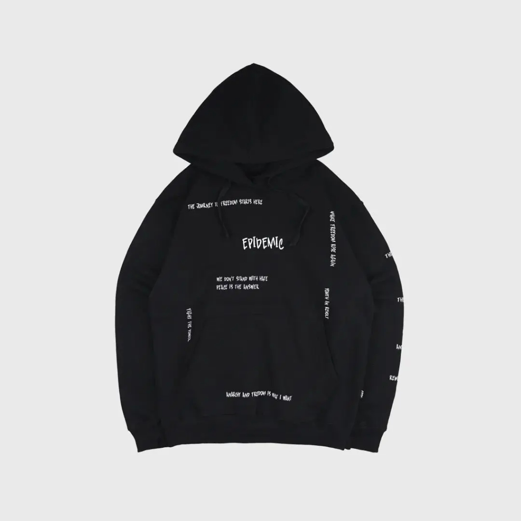 JAKET HOODIE EPIDEMIC - FREEDOM START HERE
