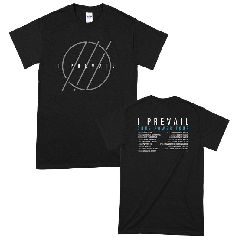 Kaos band official I Prevail - True Power Tour 2023 Original t-shirt