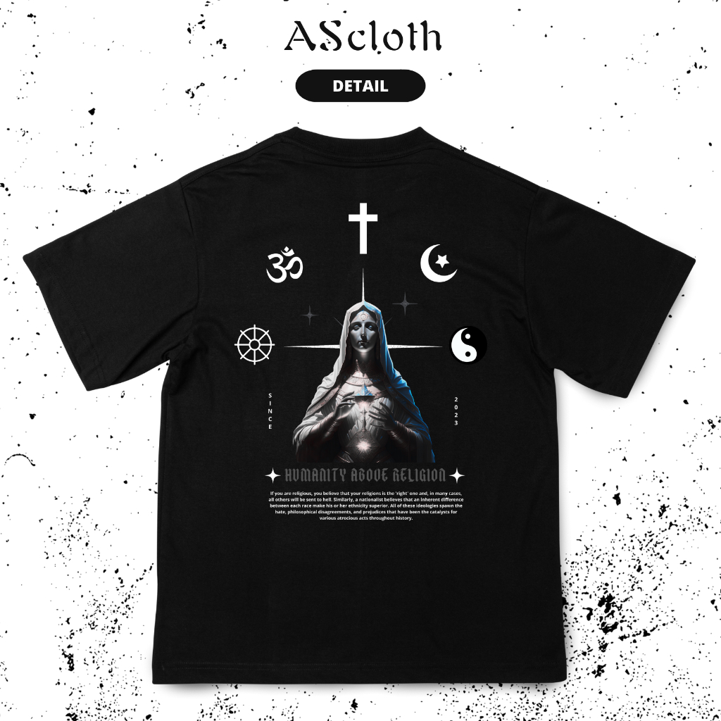 AScloth Tshirt - Humanity Above Religion
