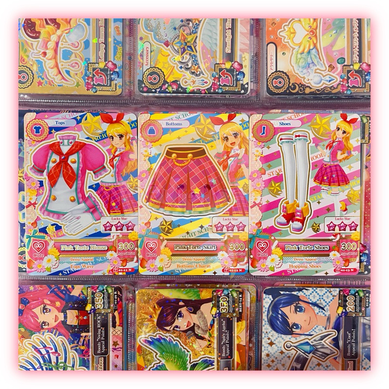 Aikatsu Card Pink Torte Set