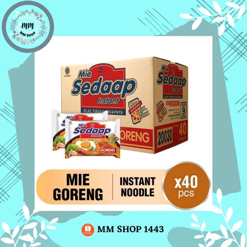 

⚜MMSHOP⚜ Sedap Mie Instant Goreng 90 g 1 dus-karton isi 40