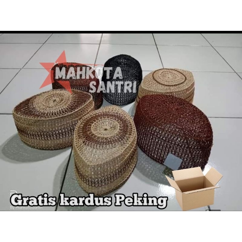 Peci Rotan 5 Motif Pilihan, Songkok Hitam, Kopiah, Peci Gusdur