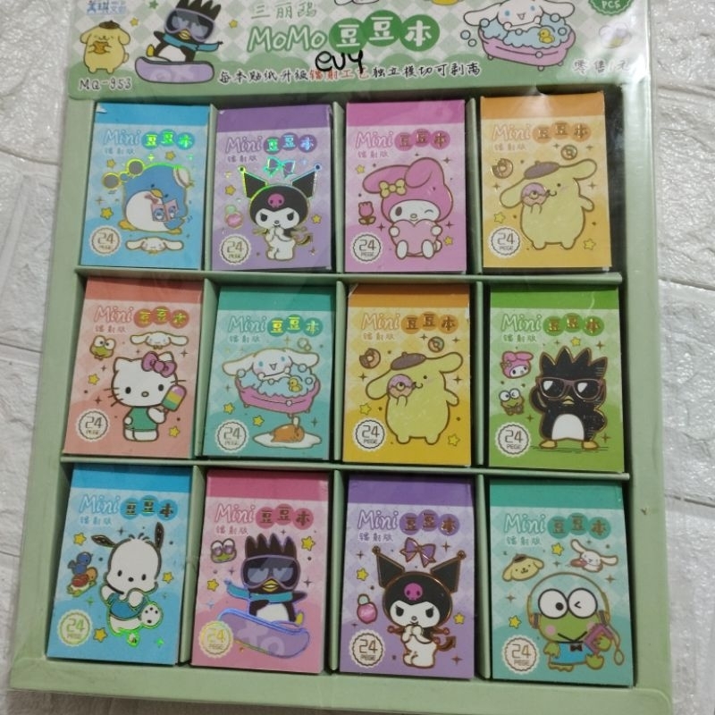 

sticker buku mini sanrio