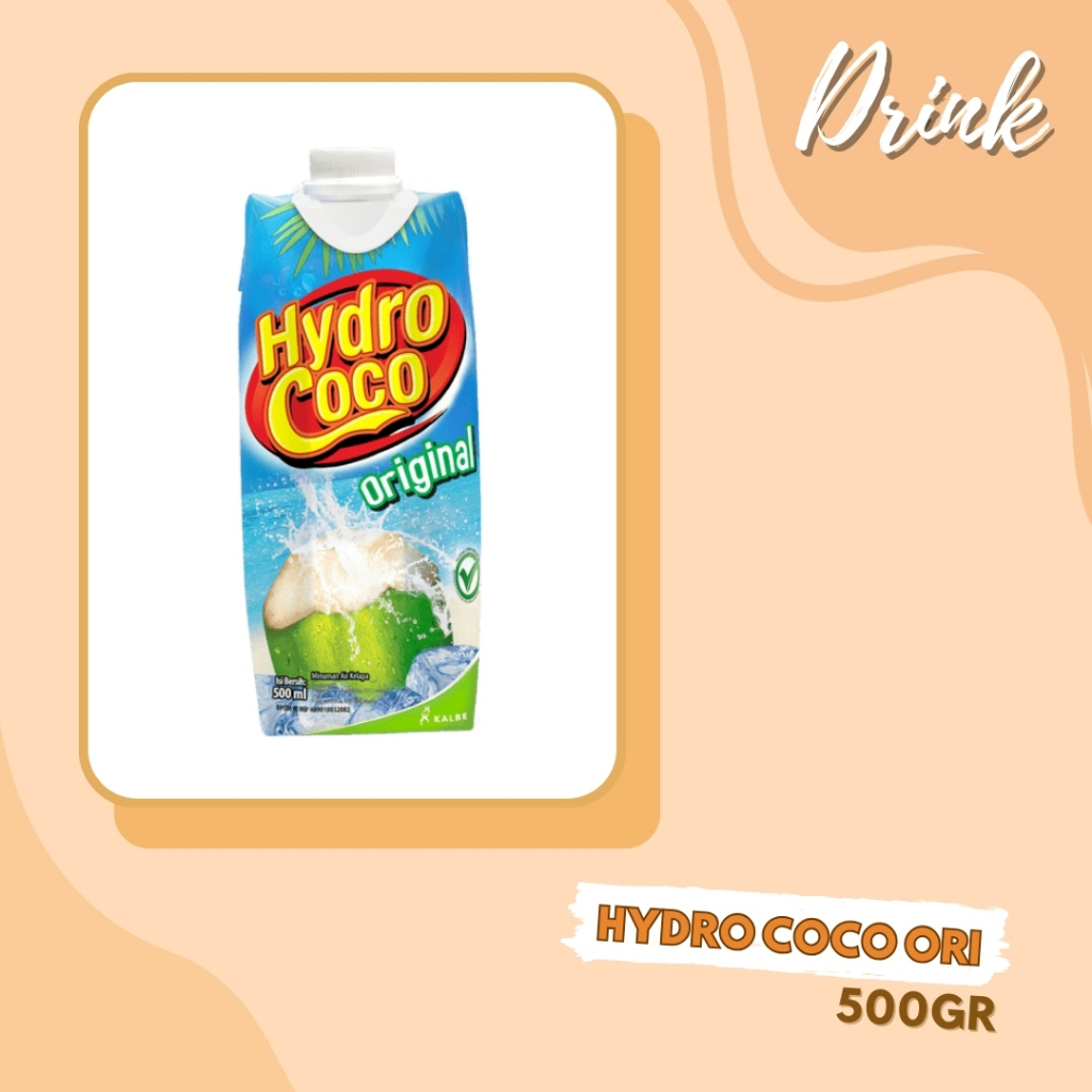 

DRINK | MINUMAN AIR KELAPA KEMASAN | HYDROCOCO | HYDRO COCO ORI 500GR