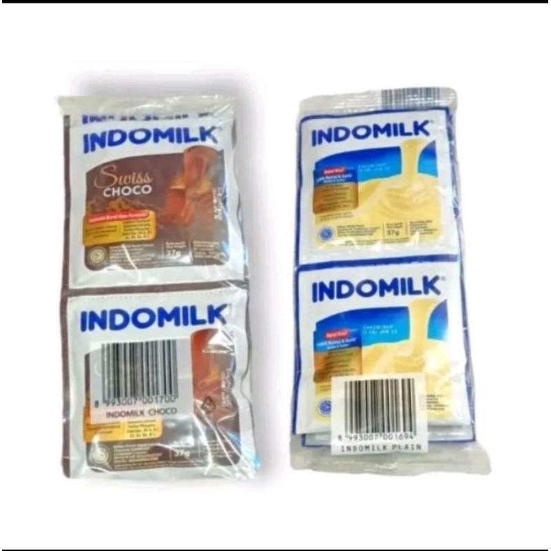 

1 Renceng Susu Kental Manis Indomilk Kemasan Sachet Putih& Coklat