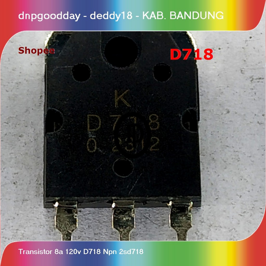 transistor 8a 120v d718 npn 2sd718