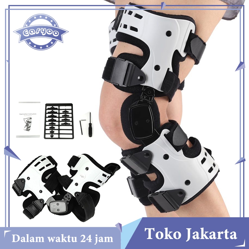 Knee Brace Osteoarthritis Knee Post Op Hinged Rom Orthopedic Support Penyangga Lutut