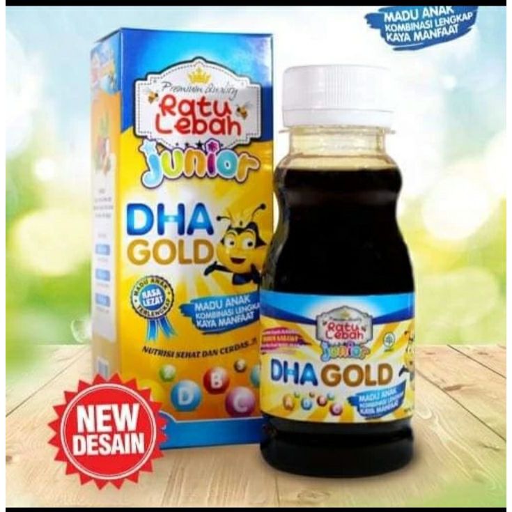 

PROMO Madu anak ratu lebah junior dha gold plus omega 3 asli