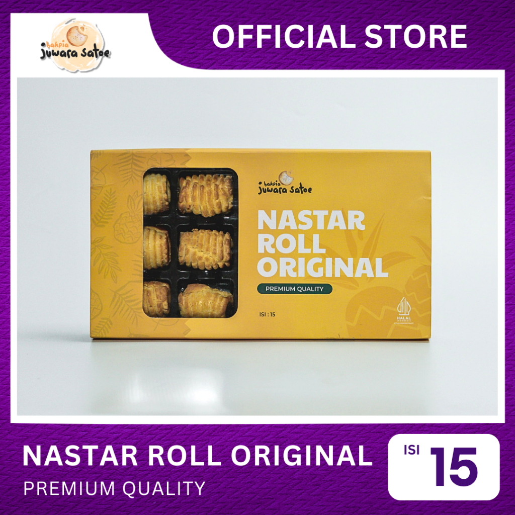 

[ ISI 15 ] NASTAR ROLL ORIGINAL - BAKPIA JUWARA SATOE OLEH OLEH KHAS JOGJA