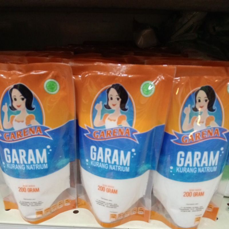 

Garena Garam Kurang Natrium Pack 200g