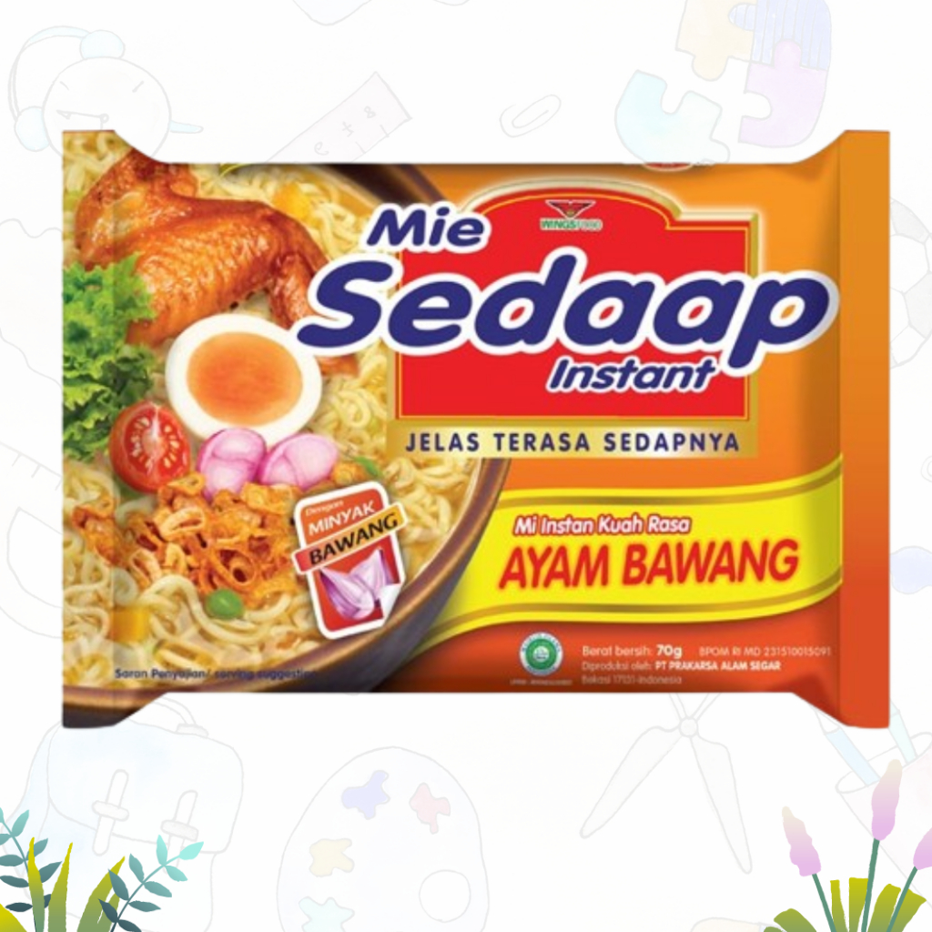 

MIE SEDAP AYAM BAWANG 70 GR | MIE INSTANT