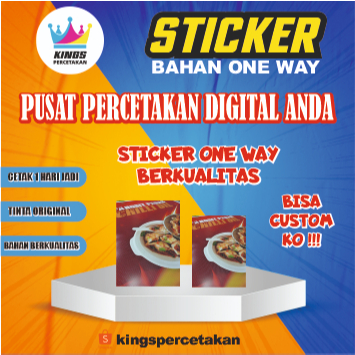 

Cetak Sticker Kaca One Way Berkualitas Custom Desain & Size