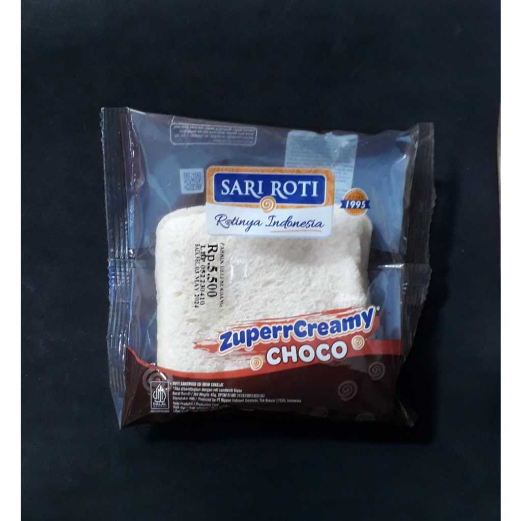 

SARI ROTI ZUPERR CREAMY CHOCO 45G