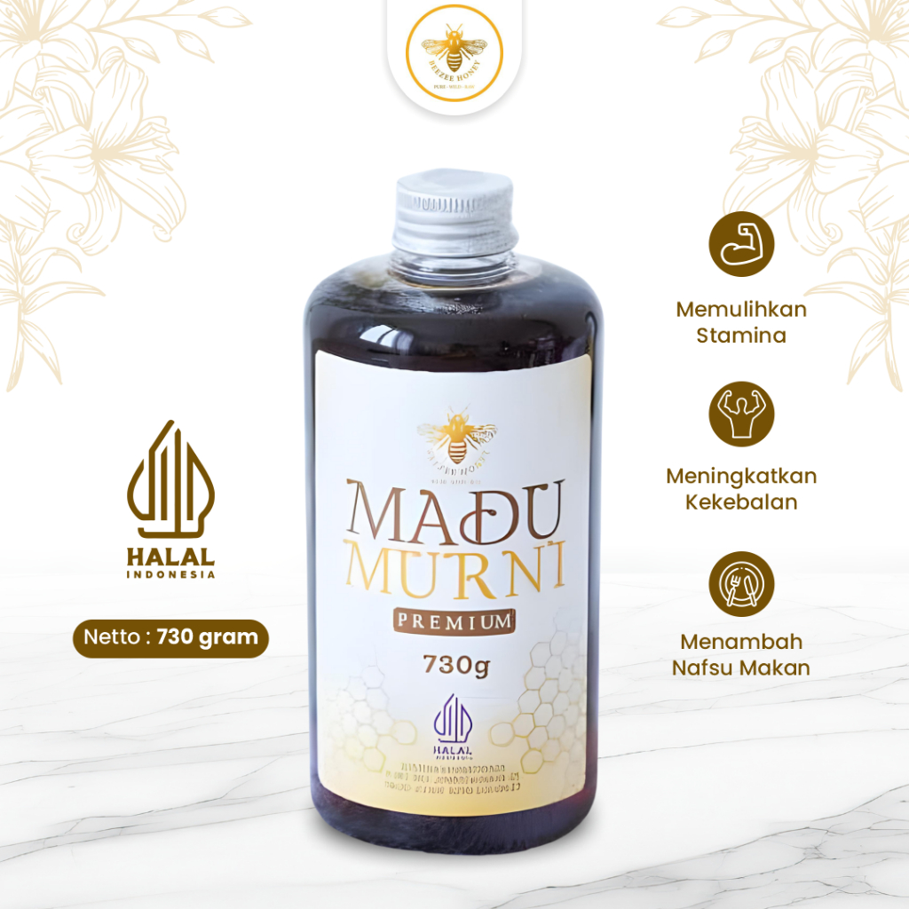 

Madu Murni Premium | Madu Hutan Asli | Tanpa Bahan Campuran | BeeZee Honey | 730Gr