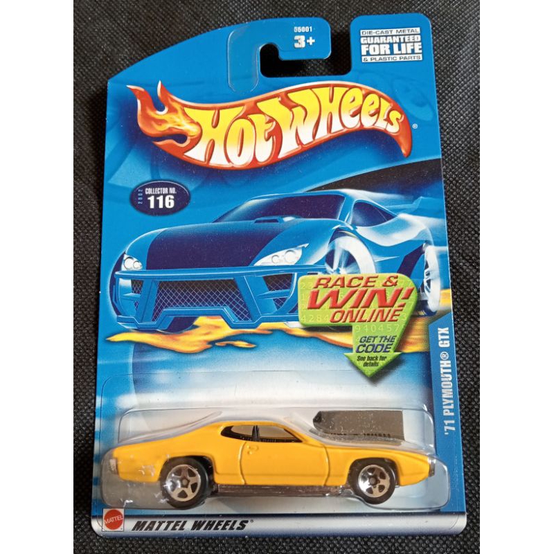 HOT WHEELS '71 PLYMOUTH GTX