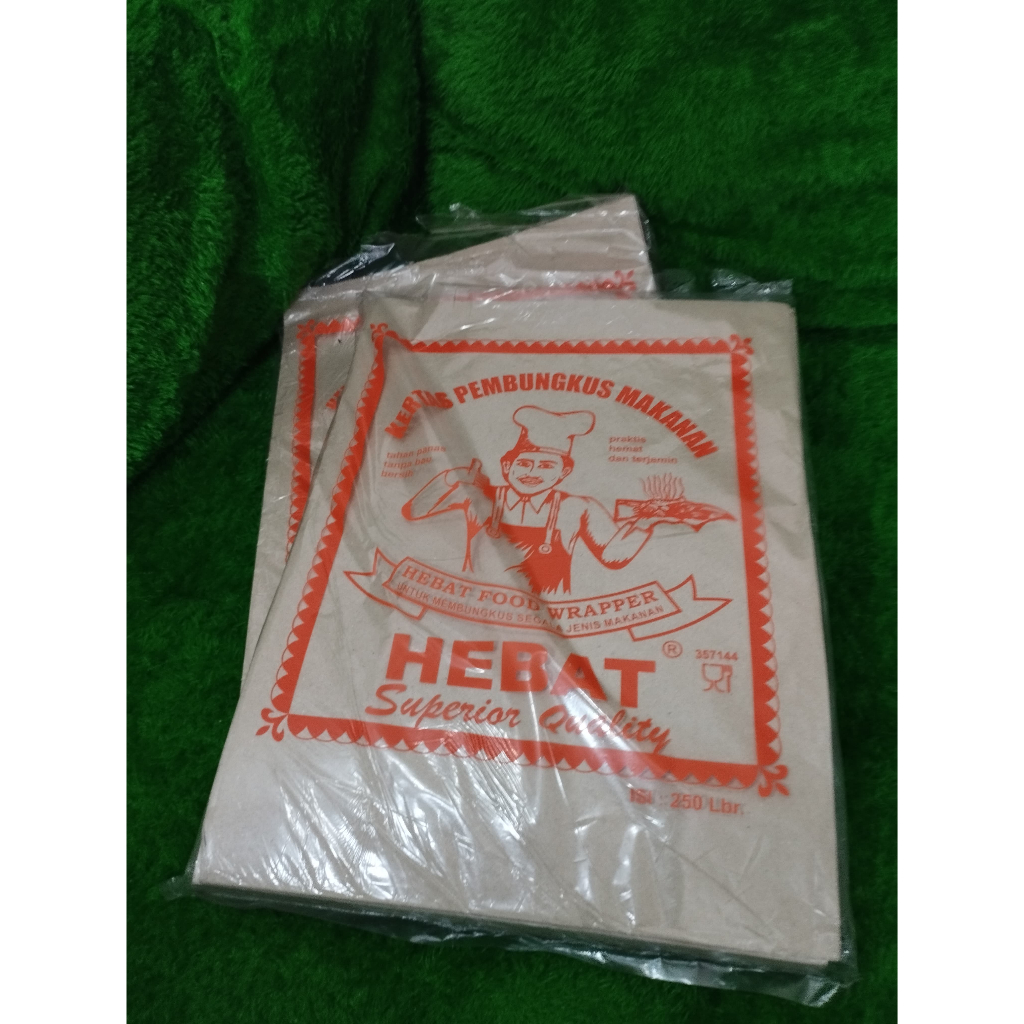 Kertas Nasi Hebat/Kertas Nasi Merah 30x40/ Bungkus Nasi